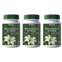 Docteat Rhodiola Rosea Capsules 60 CT Natural Adaptogen Daily Wellness Support Non-GMO Vegan Gluten-Free