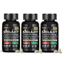 Natural Powerful Male Supplement with Shilajit, Ashwagandha & Ginseng Extract