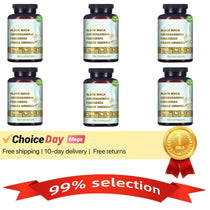 Original Black Maca Root, Ashwagandha, Panax Ginseng, Fenugreek Capsules, Male Enhancing Supplement Natural 4-in-1 Organic