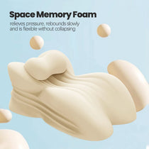 Wedge Pillow for Adult Play Butt Cushion for Couples Intimacy Pillow Memory Foam for Couples&Pregnancy Removable Washable Cover