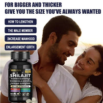 Natural Powerful Male Supplement with Shilajit, Ashwagandha & Ginseng Extract