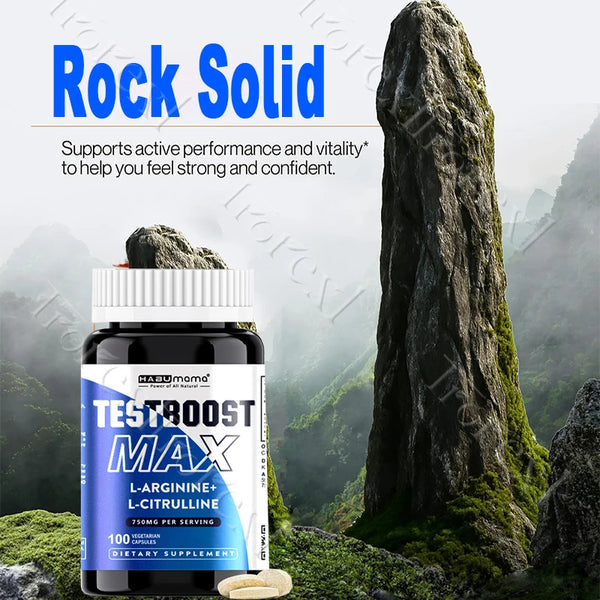100pcs L-ARGININE Male Supplements for Vitality Renewal, Prolong In...