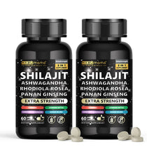 Natural Powerful Male Supplement with Shilajit, Ashwagandha & Ginseng Extract
