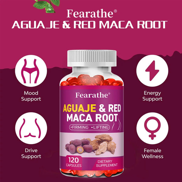 Organic Aguaje with Red Maca Root Extract Supports Full & Firming B...