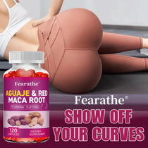 Organic Aguaje with Red Maca Root Extract Supports Full & Firming Buttocks and Immune Health 120 Capsules