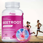 Beet Root Capsules - Promotes Heart Health, Boosts Natural Energy, Improves Endurance, and Maintains Normal Blood Pressure