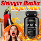 Organic Maca Root Powder Capsules 1500mg containing  Maca Root Extract,Ashwagandha,Black Pepper, Supplements for Men