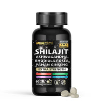 Natural Powerful Male Supplement with Shilajit, Ashwagandha & Ginseng Extract