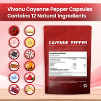 240pcs Cayenne Pepper Health Softgels Capsules 12-in-1 Advanced Botanical Formula Softgel Supplements Promotes Healthy Digestion