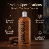 200ml  Chocolate Lubricant For Men Women Fruity Lube Water Based Intimate Gel Soft Touch Non-Greasy Easy Clean Personal Care